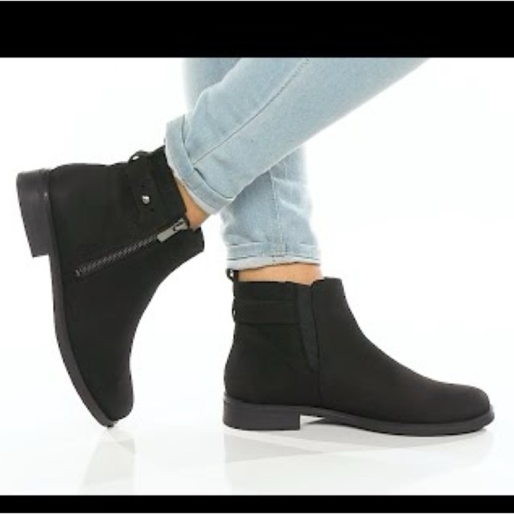 Clarks Memi Lo Black Nubuck waterproof boots